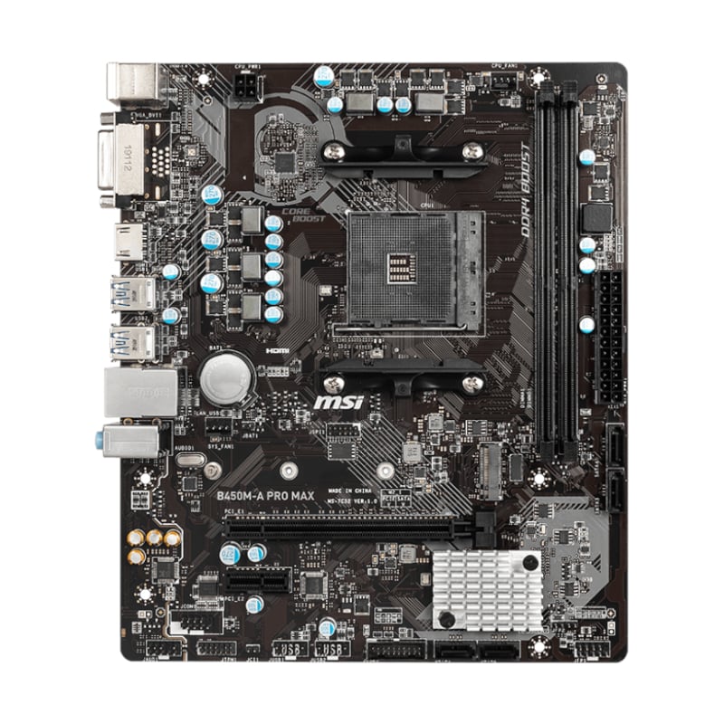 MSI B450M-APRO MAX AMD AM4 MATX Gaming Motherboard