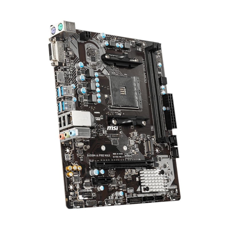 MSI B450M-APRO MAX AMD AM4 MATX Gaming Motherboard