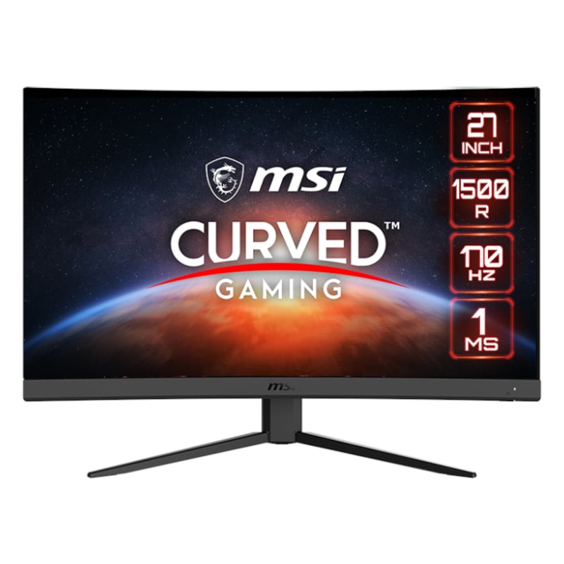 MSI G27C4 E2 27" Gaming Monitor 1920 x 1080 (FHD) VA 170Hz FreeSync Premium HDMI Displayport Tilt Black