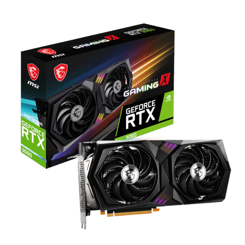 MSI Nvidia GeForce RTX 3060 GAMING X 12G 192-Bit Graphics Card