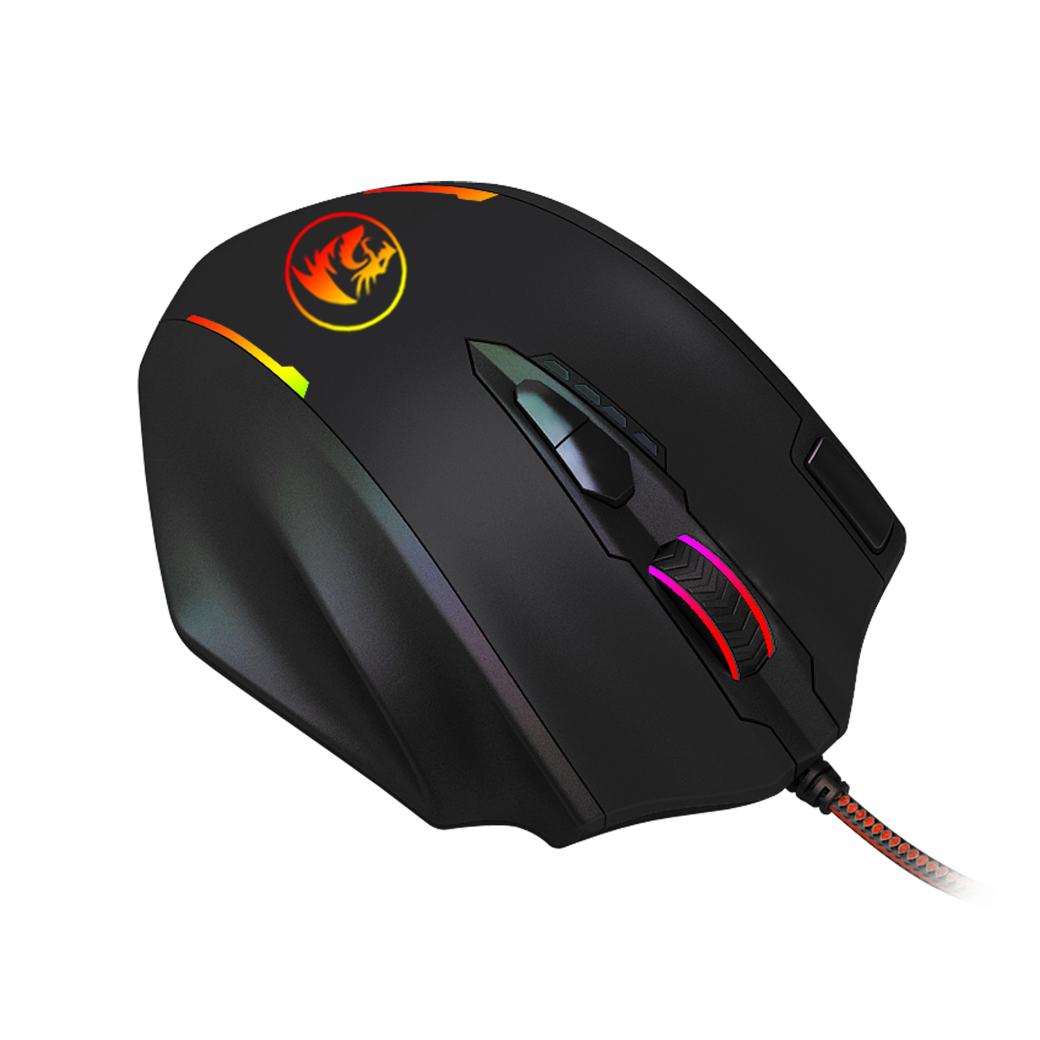 REDRAGON IMPACT 12400DPI MMO Gaming Mouse - Black