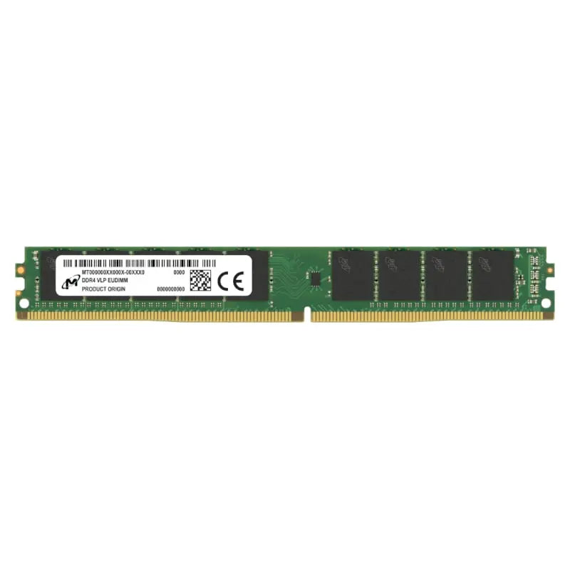 Micron MTA18ADF2G72AZ-3G2R1R 16GB 2Rx8 3200MHz DDR4 VLP ECC UDIMM Memory