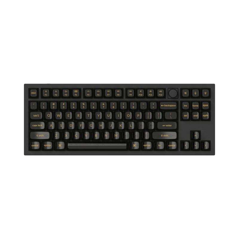 Keychron Q3 80% Brown Switches Aluminium RGB Wired Keyboard - Black