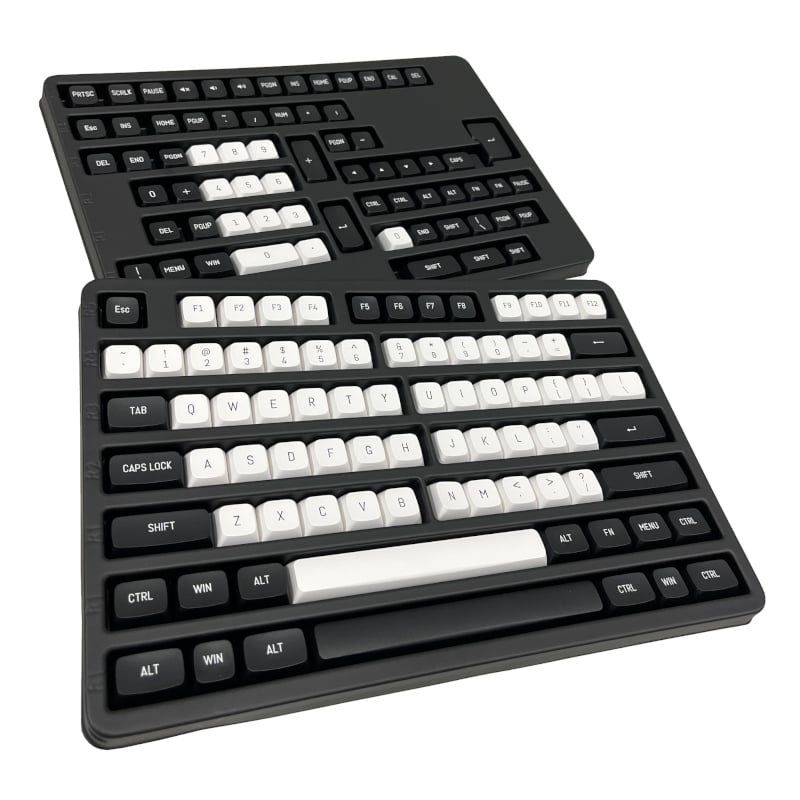 REDRAGON KeyCaps Black and White PBT 150Key set