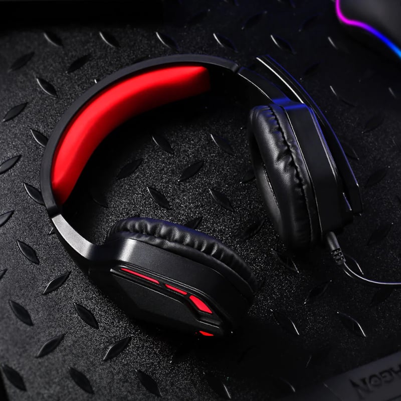 REDRAGON Over-Ear THEMIS Aux Gaming Headset - Black