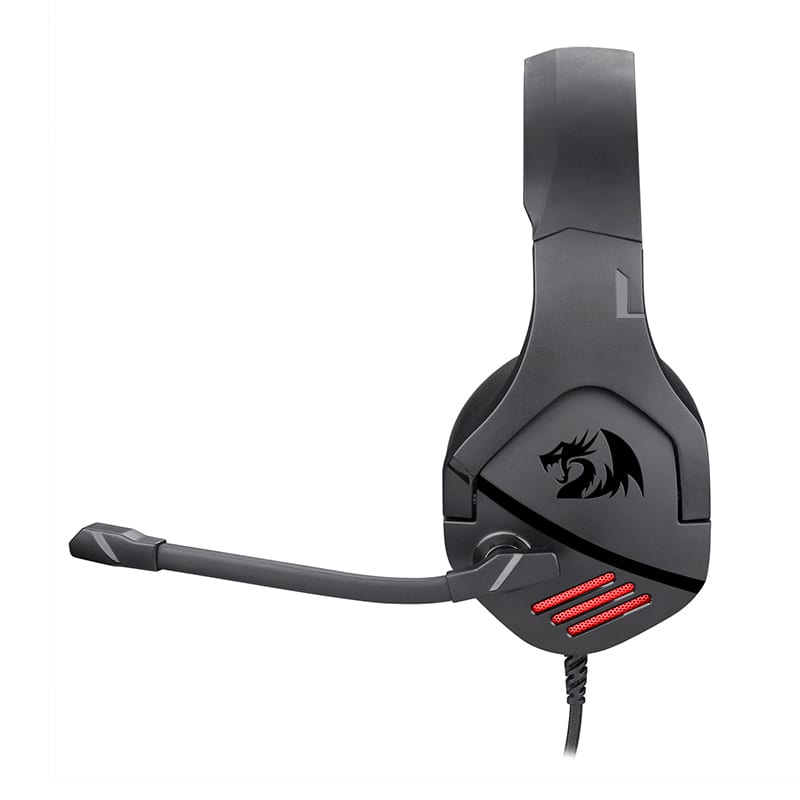 REDRAGON Over-Ear THESEUS Aux Gaming Headset - Black