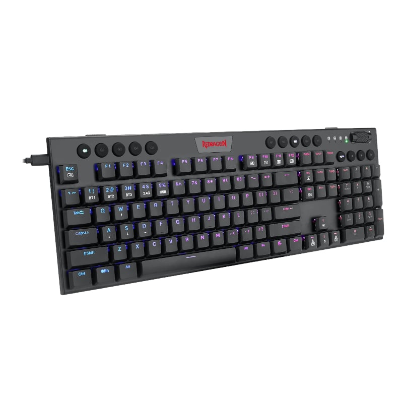 REDRAGON MECHANICAL HORUS WIRELESS GAMING KEYBOARD RED SWITCHES