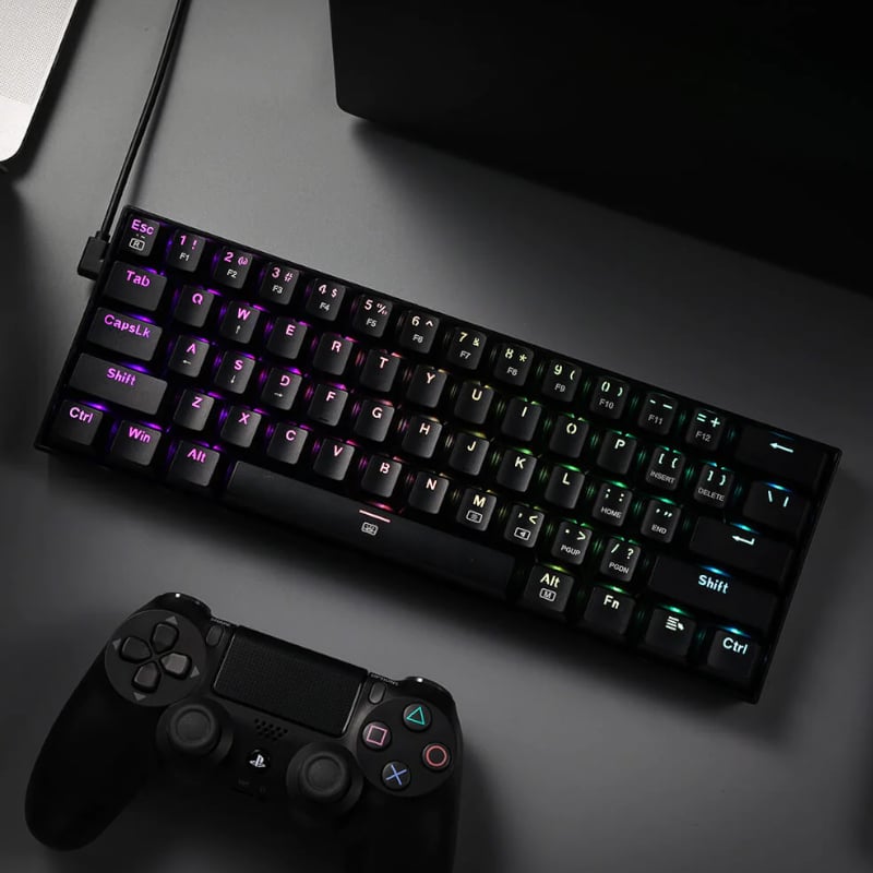 REDRAGON DRAGONBORN Wired Mechanical Keyboard RGB 67Key Design - Black