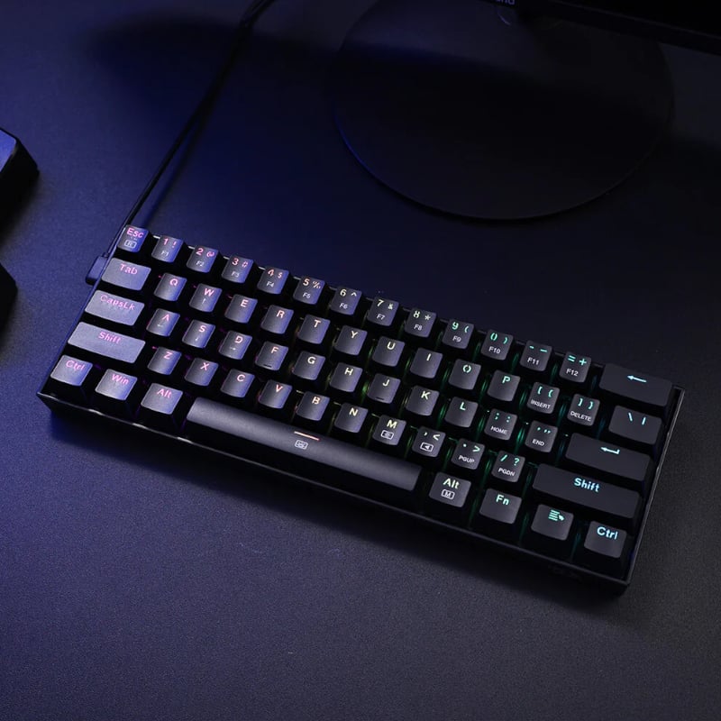 REDRAGON DRAGONBORN Wired Mechanical Keyboard RGB 67Key Design - Black