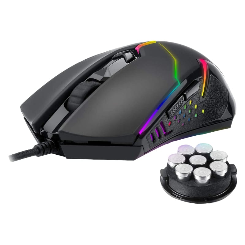 REDRAGON CENTROPHORUS 7200DPI RGB Gaming Mouse - Black