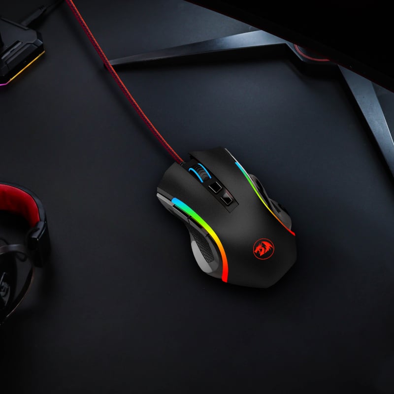 REDRAGON GRIFFIN 7200DPI Gaming Mouse - Black