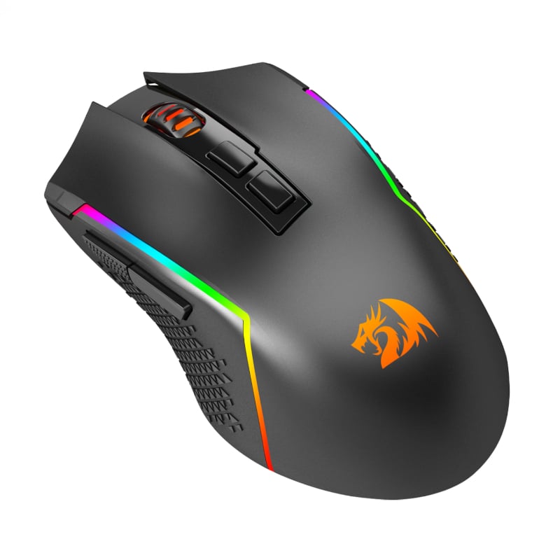 REDRAGON Trident Pro 8000DPI RGB Gaming Mouse - Black