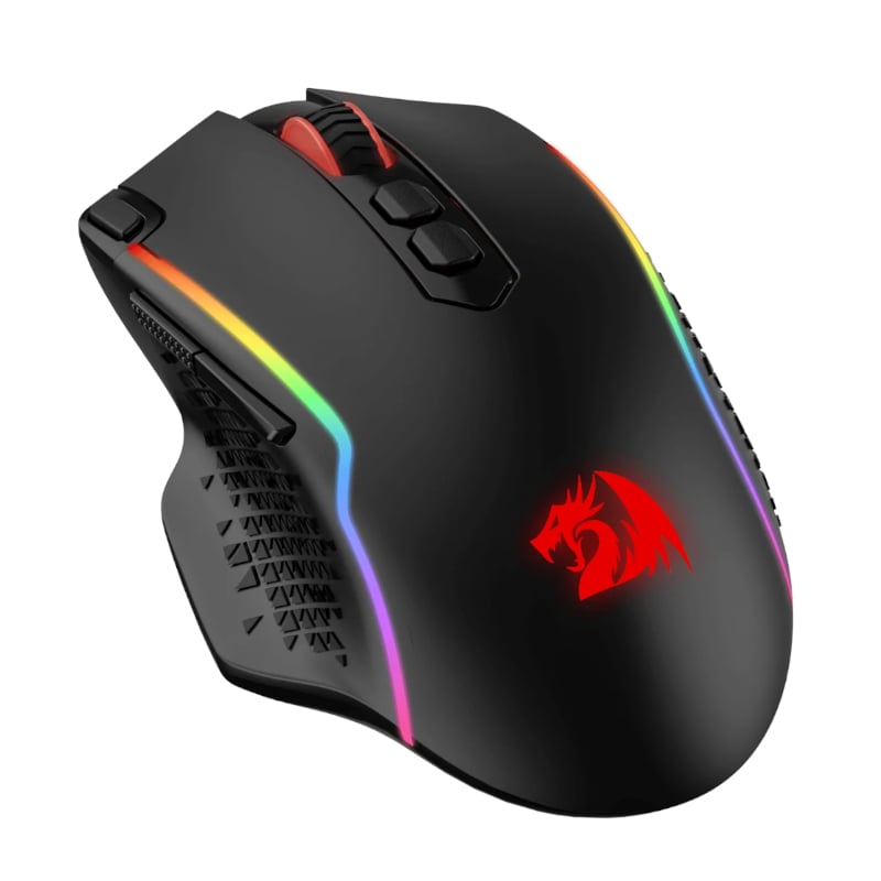 REDRAGON Taipan Pro 10000DPI RGB Wireless Gaming Mouse - Black