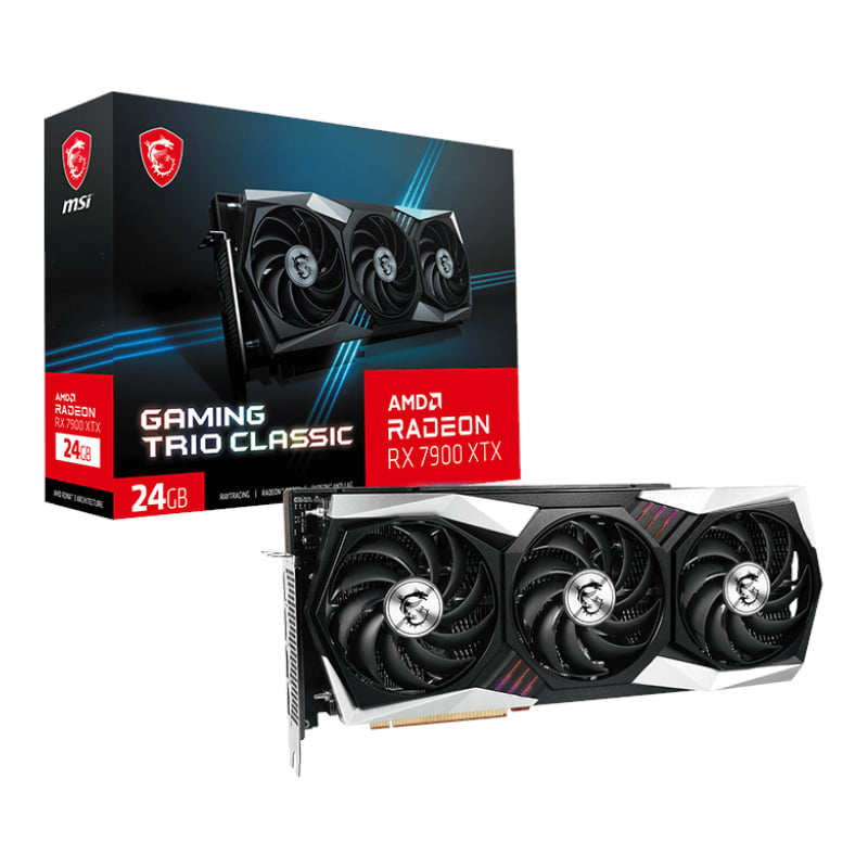 MSI Radeon RX7900 XTX Gaming Trio Classic 24G Graphics Card