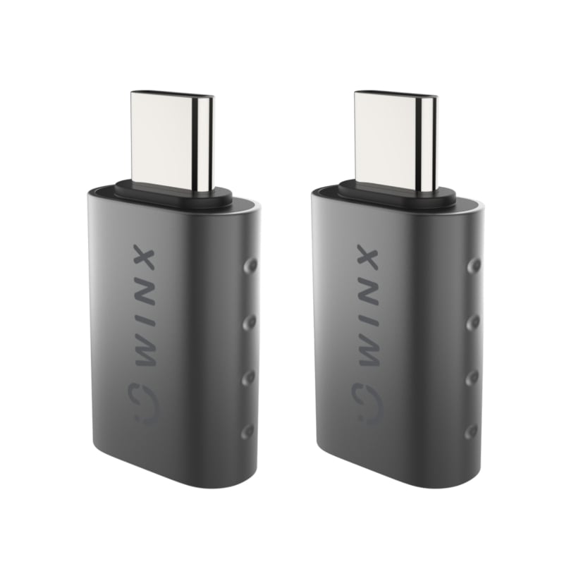 WINX LINK Simple Type-C to USB Adapter Dual Pack